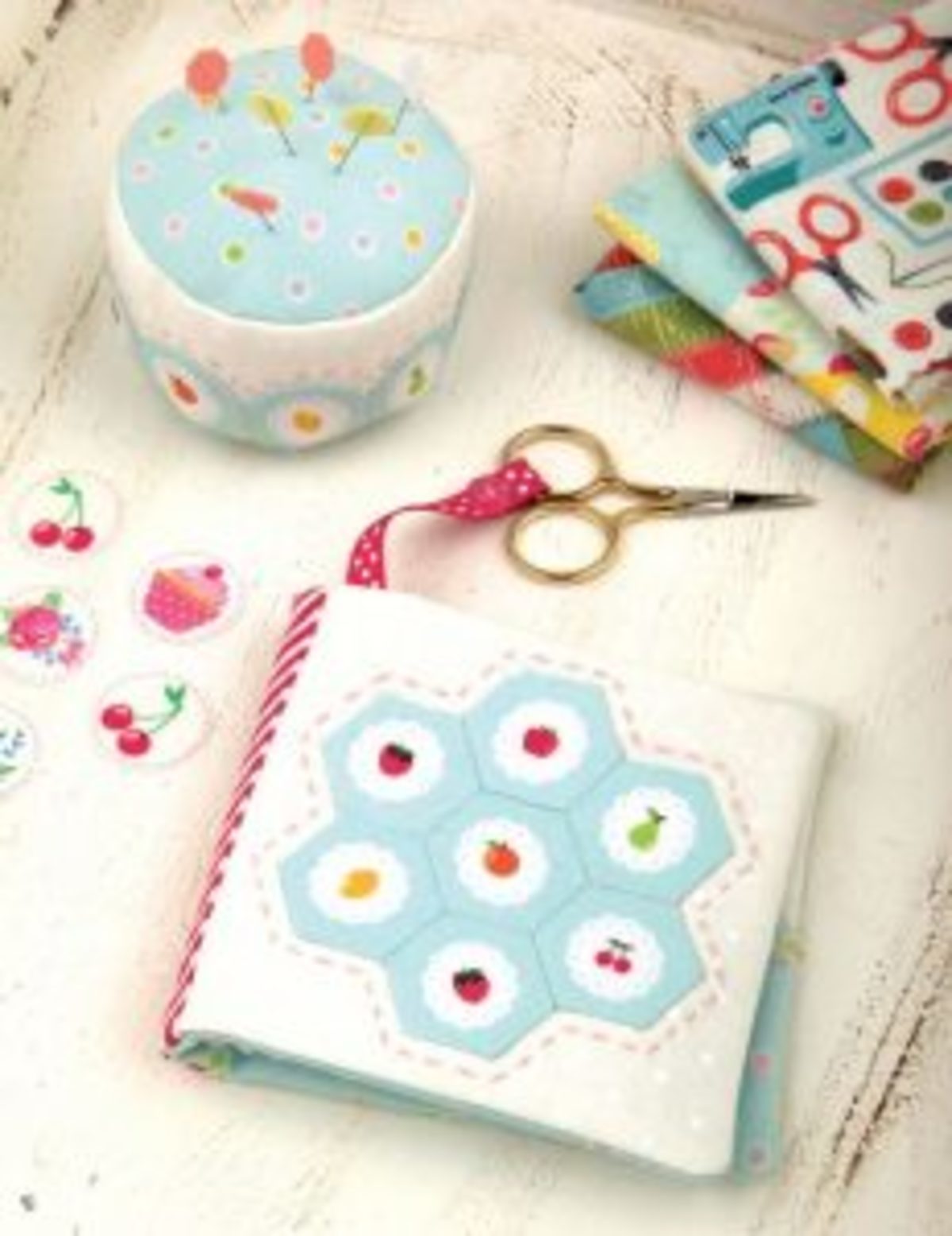 English paper piecing nécessaire couture