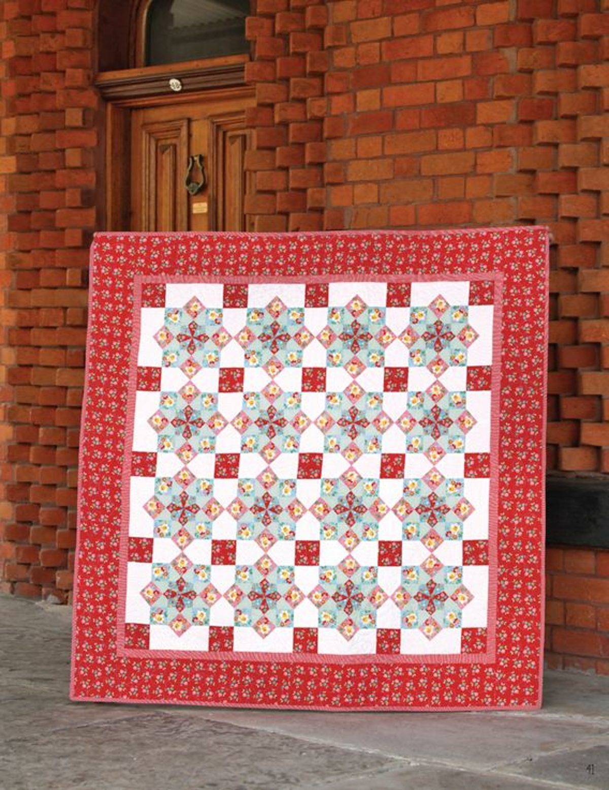 Quilt complexe piéçage sur papier à l'anglaise