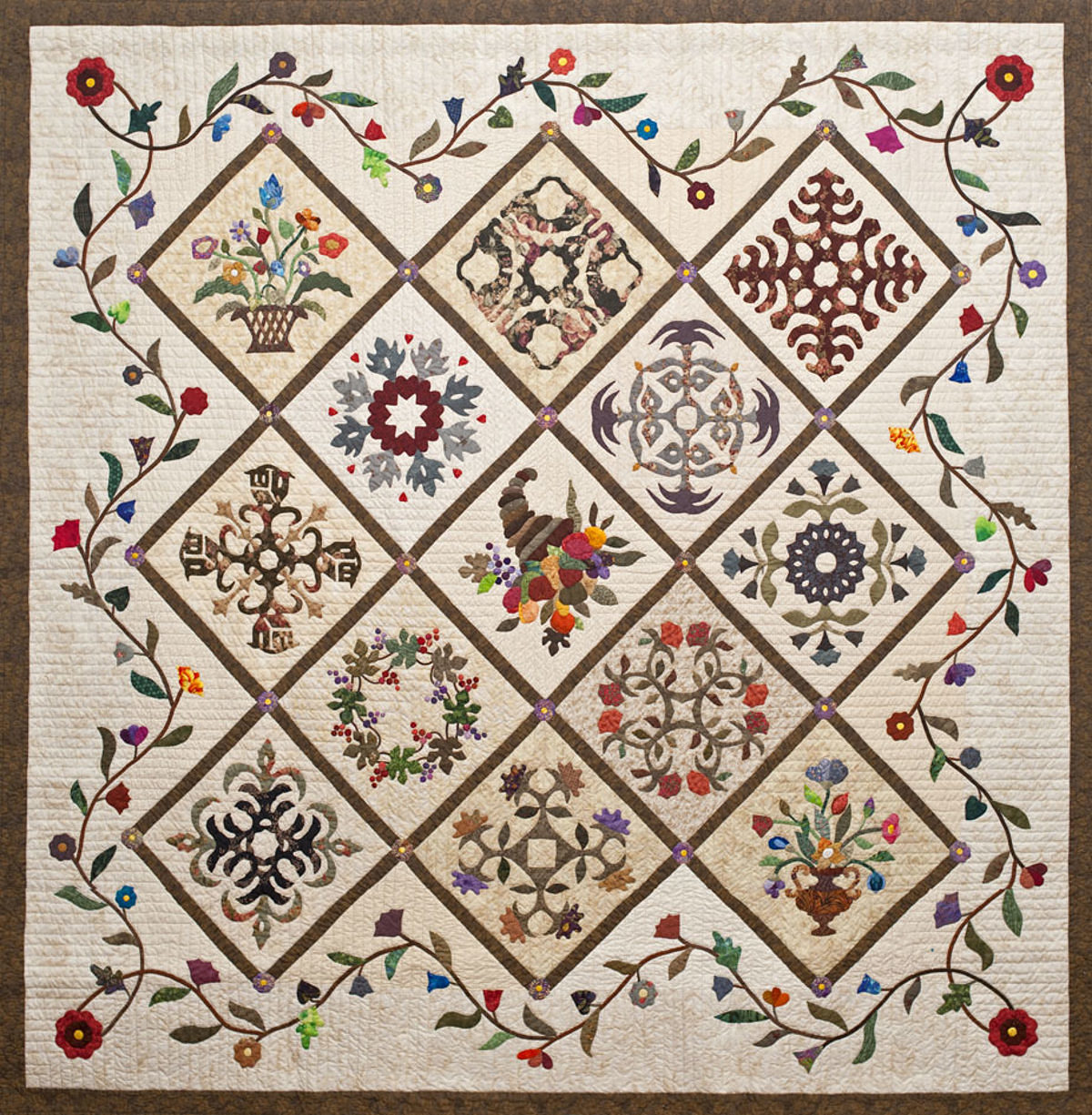 some flowers quilt baltimore rita frizzera