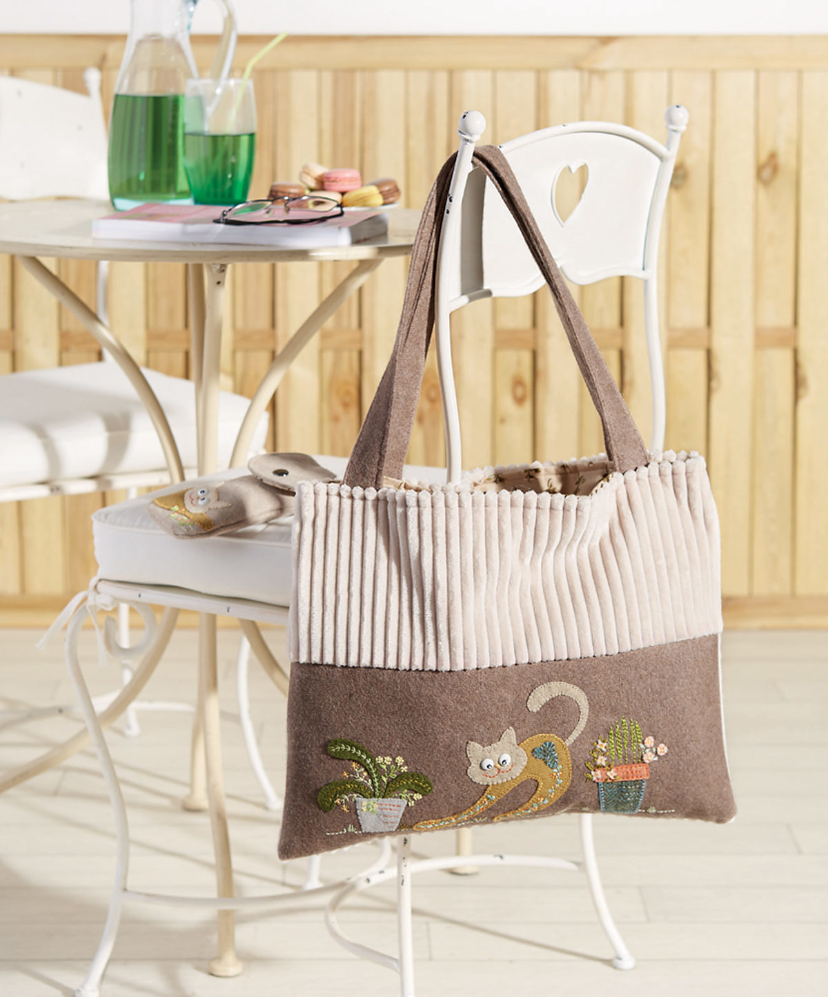 Sandrine Guédon sac couture feutrine