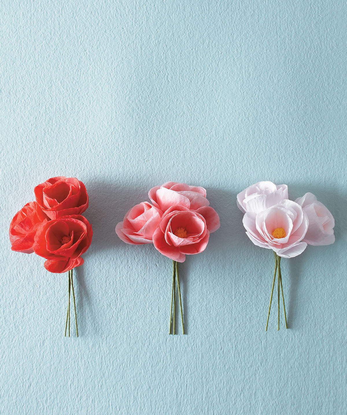 MLDI311 begonia fleurs en papier DIY