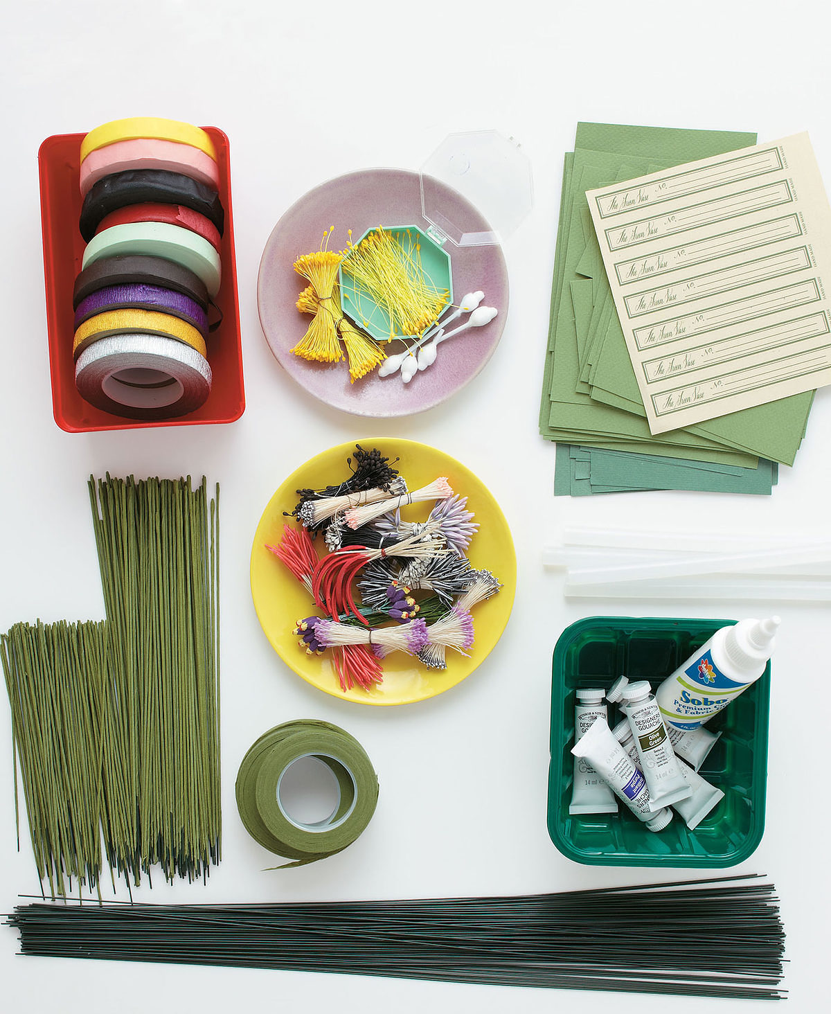MLDI311 fournitures fleurs en papier