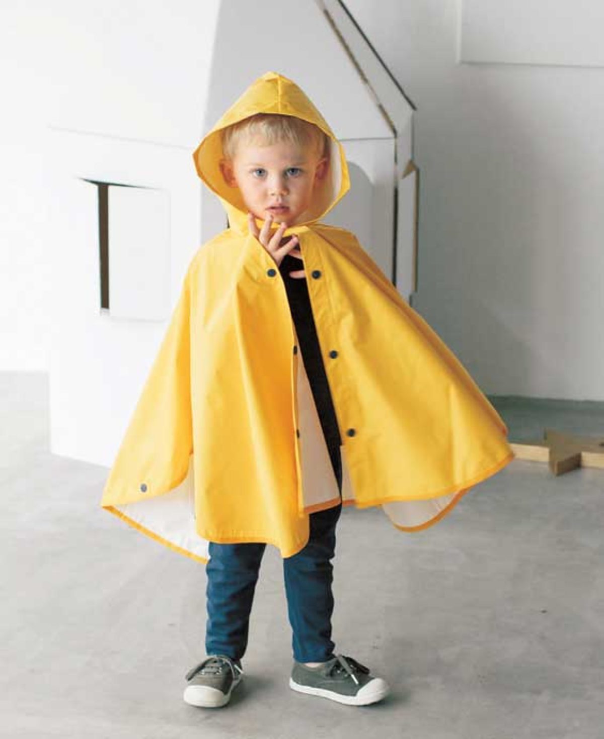 JALI254 poncho enfant modèle couture