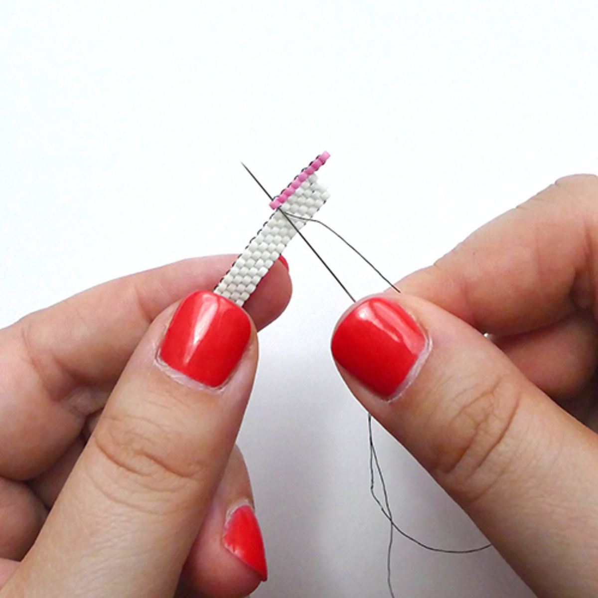 Brick stitch augmentations perles aiguilles