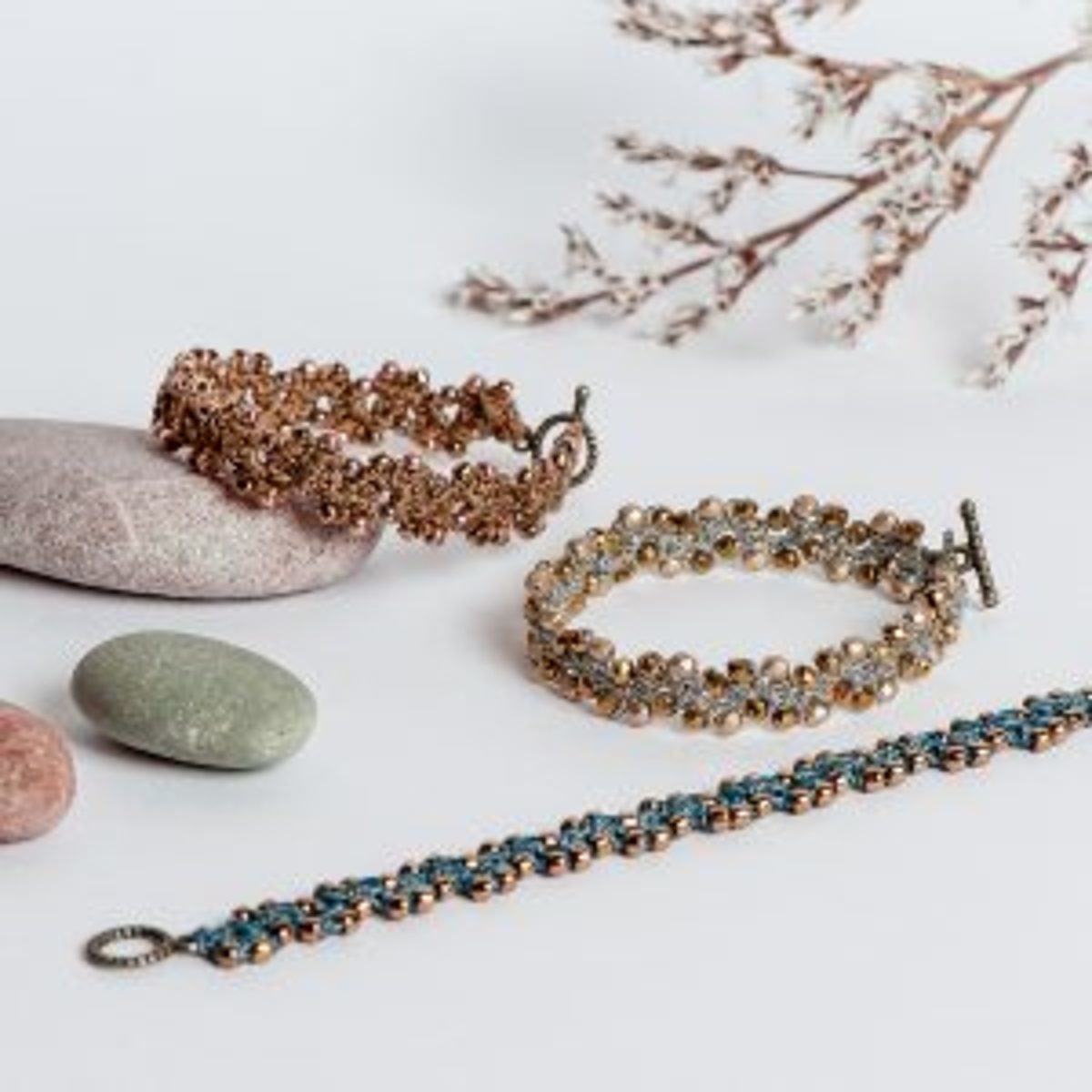 Bracelet perlé crocheté cadeau DIY fête des mères