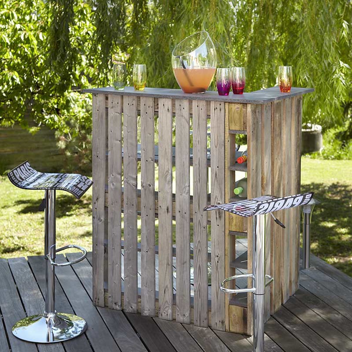 Meubles en palettes : essayer cette idée déco, c’est l’adopter