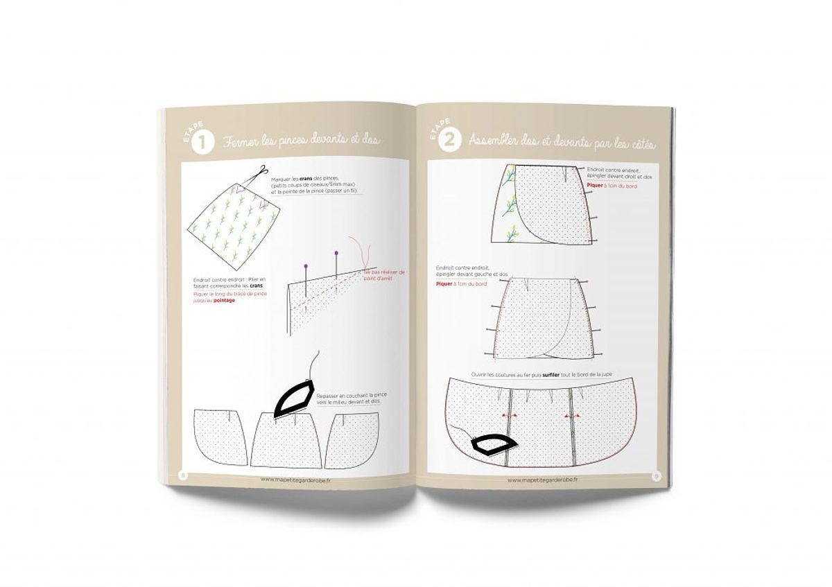 box couture ma petite garde-robe livret d'assemblage