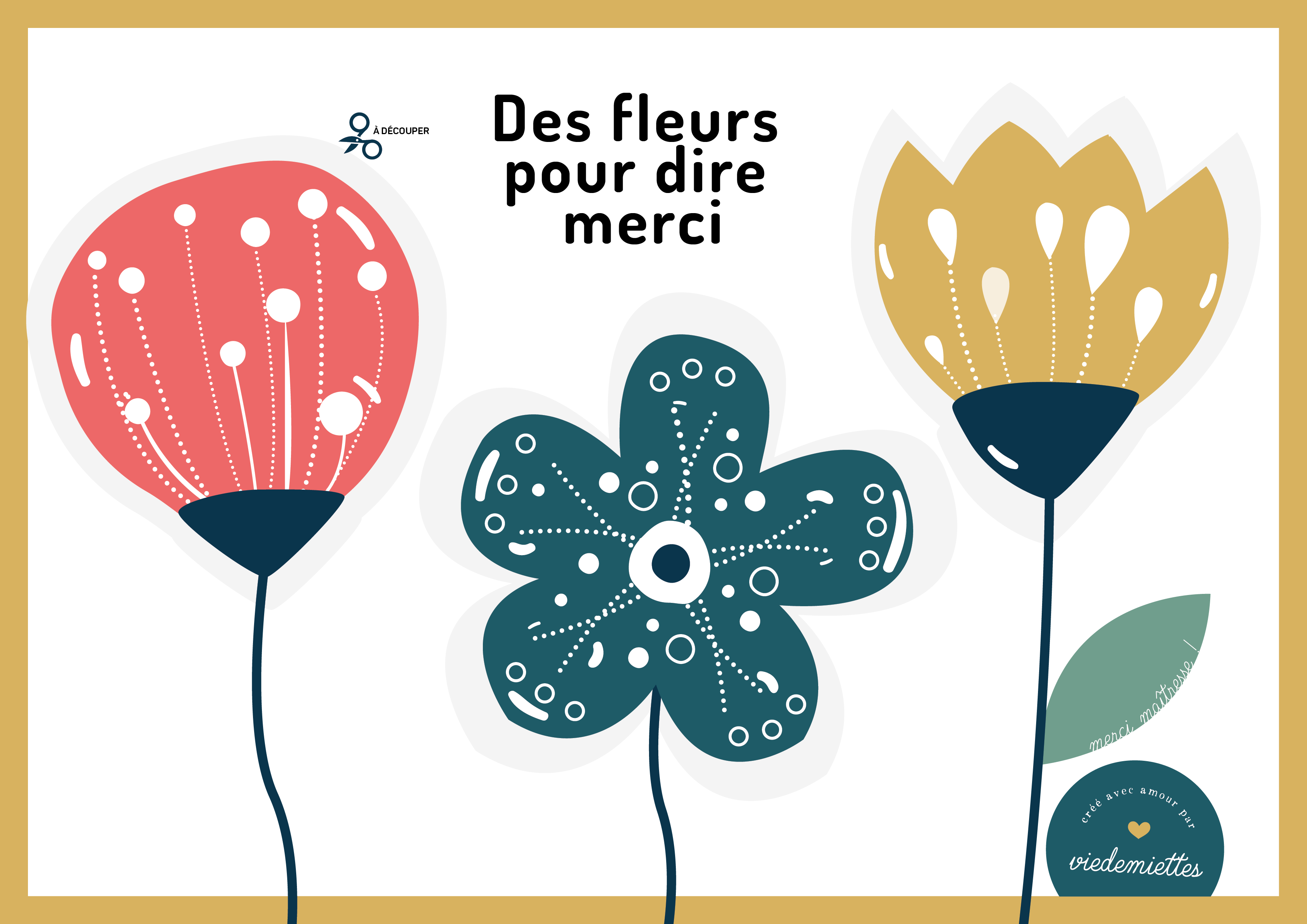 Kit pour maîtresse parfaite à imprimer