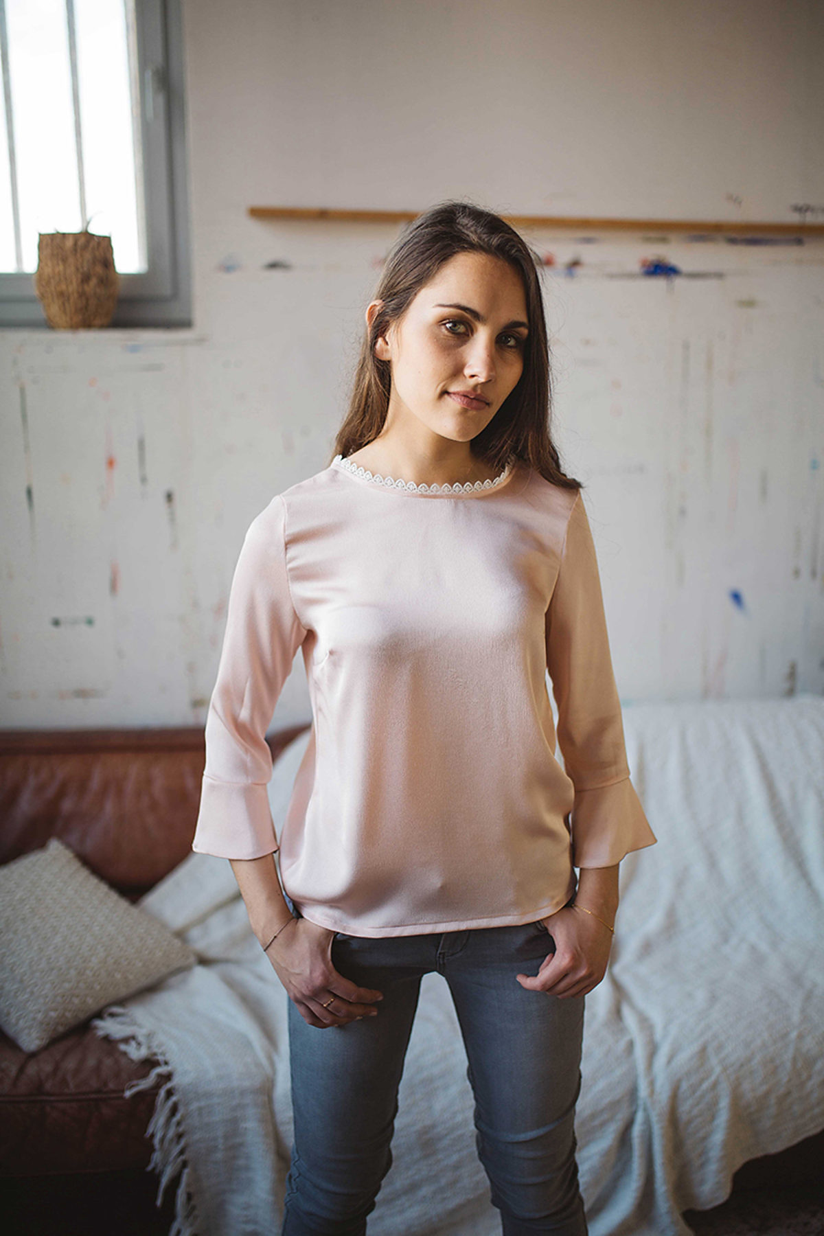 ma petite garde-robe blouse esquisse rose