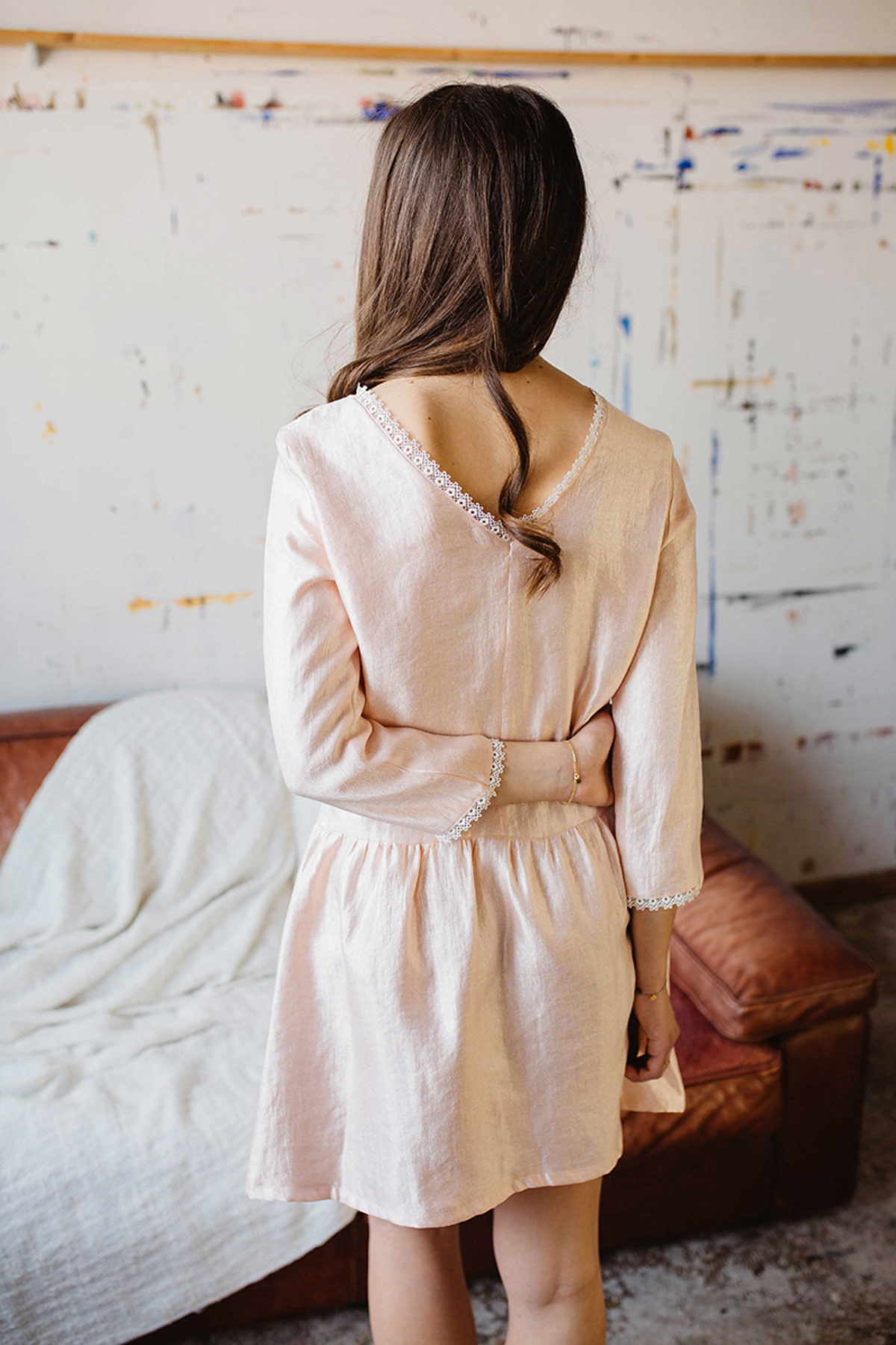 ma petite-garde robe robe muse beige