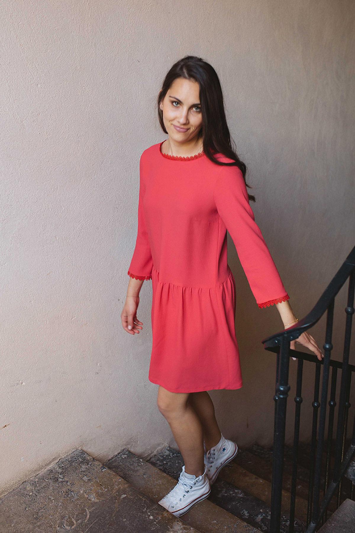 ma petite garde-robe robe muse rouge