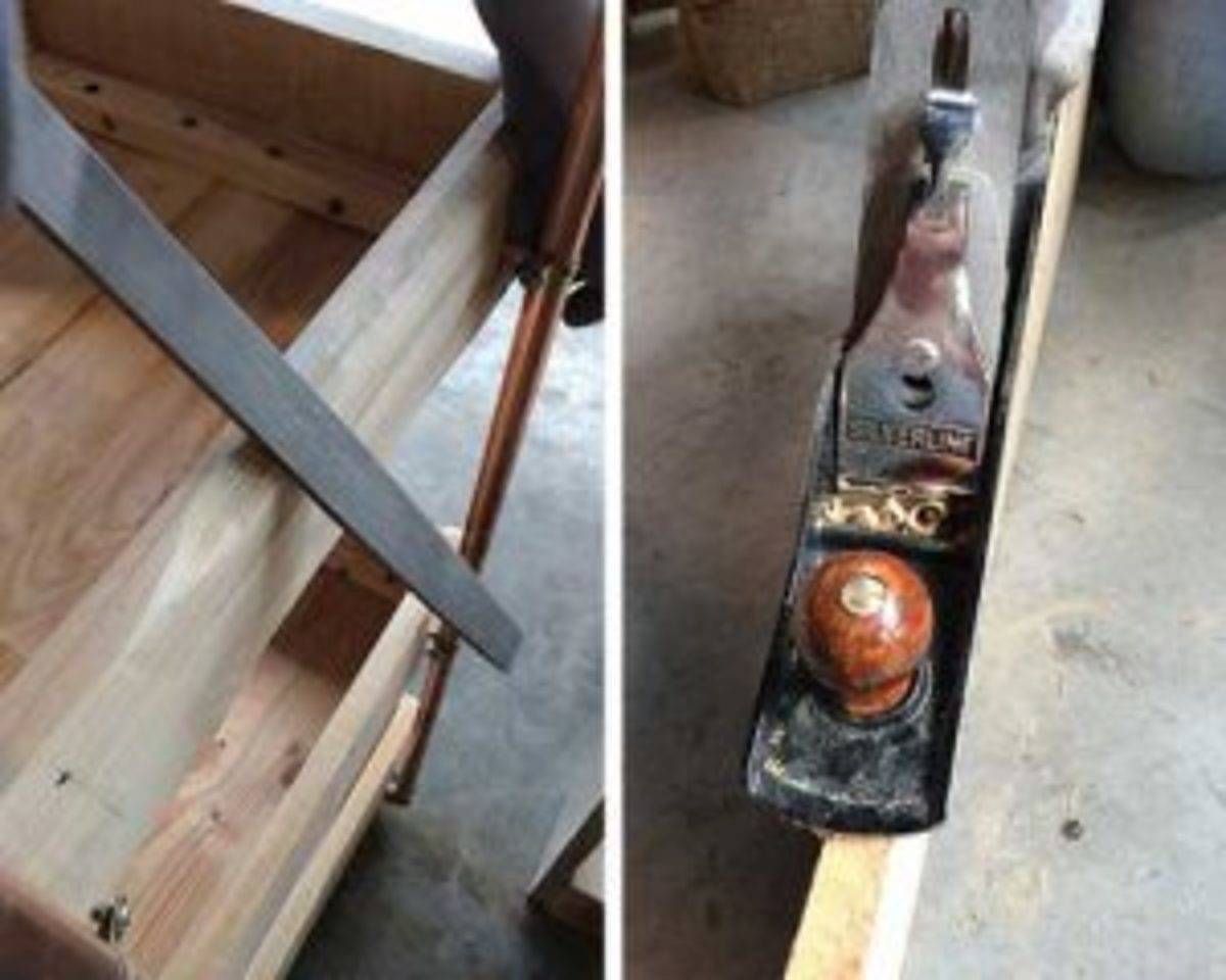 outils meubles en palette
