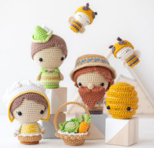mini-amigurumis animaux au crochet