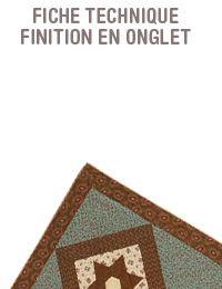bases patch patchwork quilt quilting technique comment pas à pas explications finition onglet editions saxe edisaxe