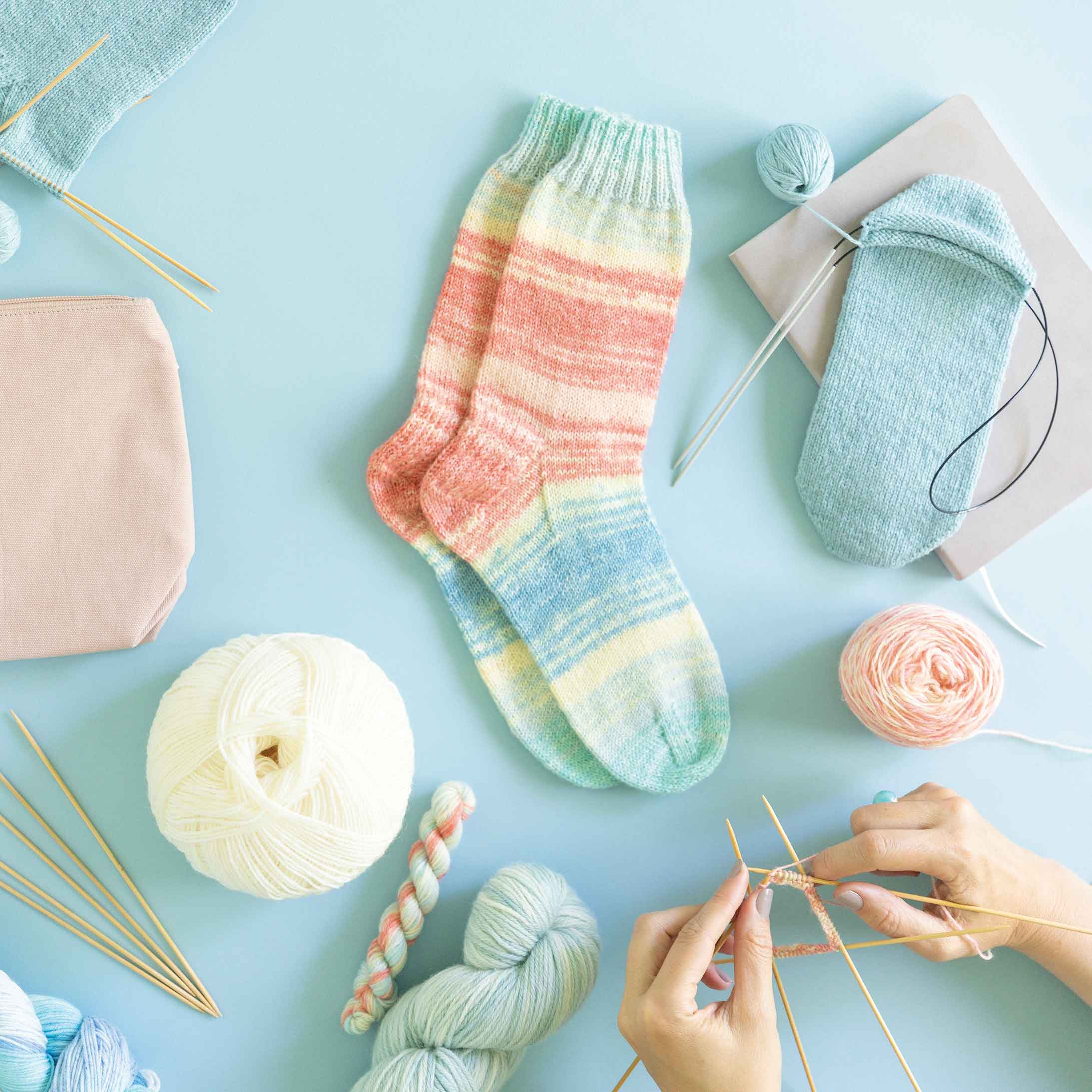 20 modèles de chaussettes à tricoter toute l'année, Mercerie Floriane