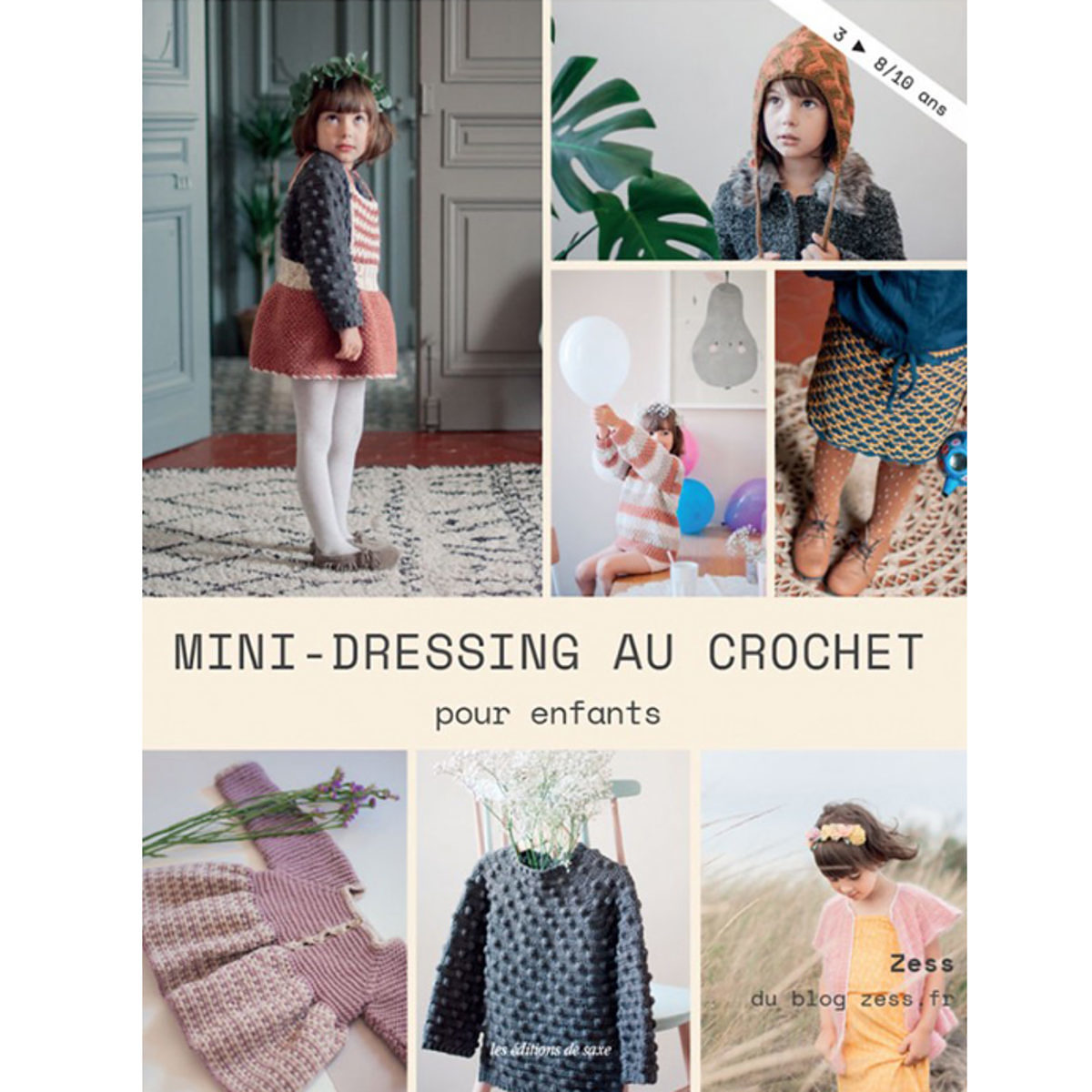 Mini-dressing au crochet + un snood à pompons en bonus !