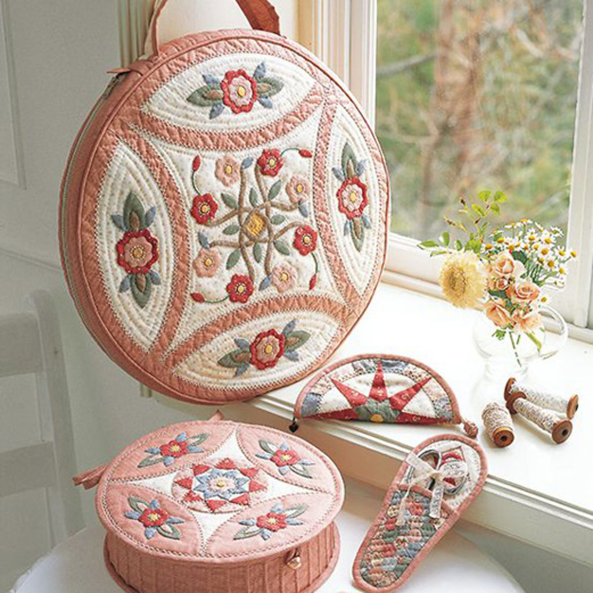 J’adore les fleurs… en patchwork !