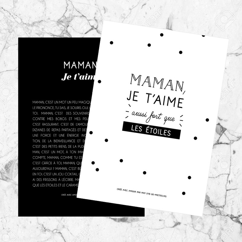 Kit pour la fête des mères à imprimer