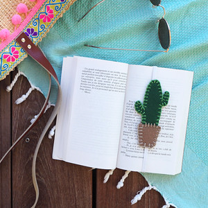 Un marque-page cactus pour l'été (modèle à télécharger)