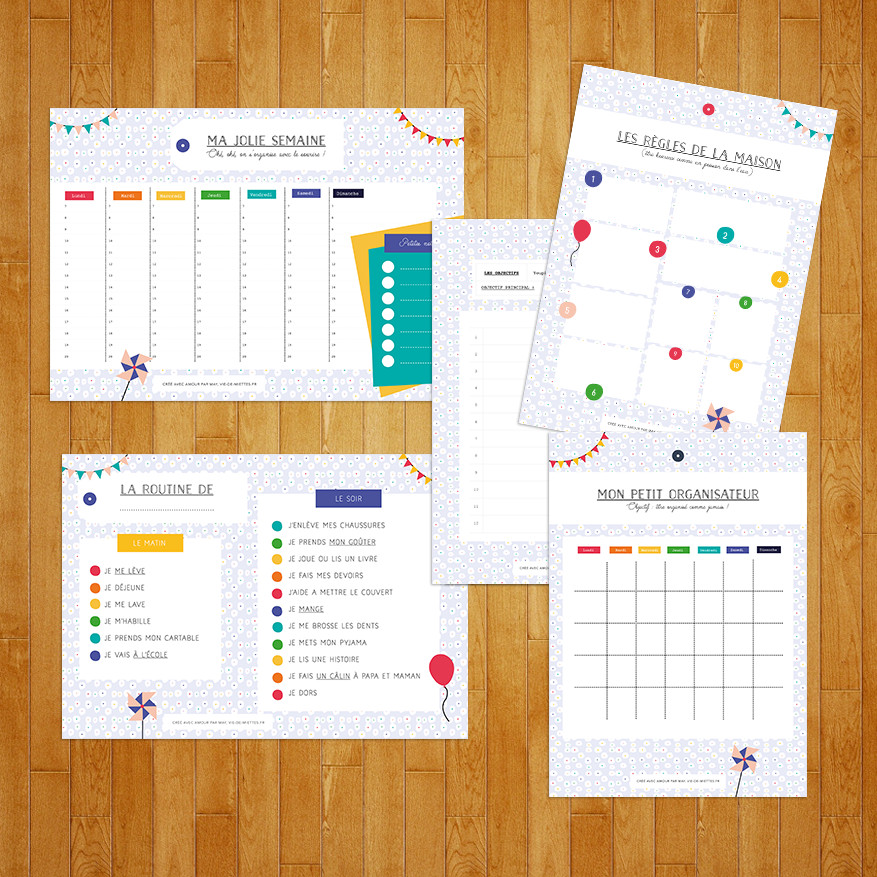 Kit de rentrée pour les enfants