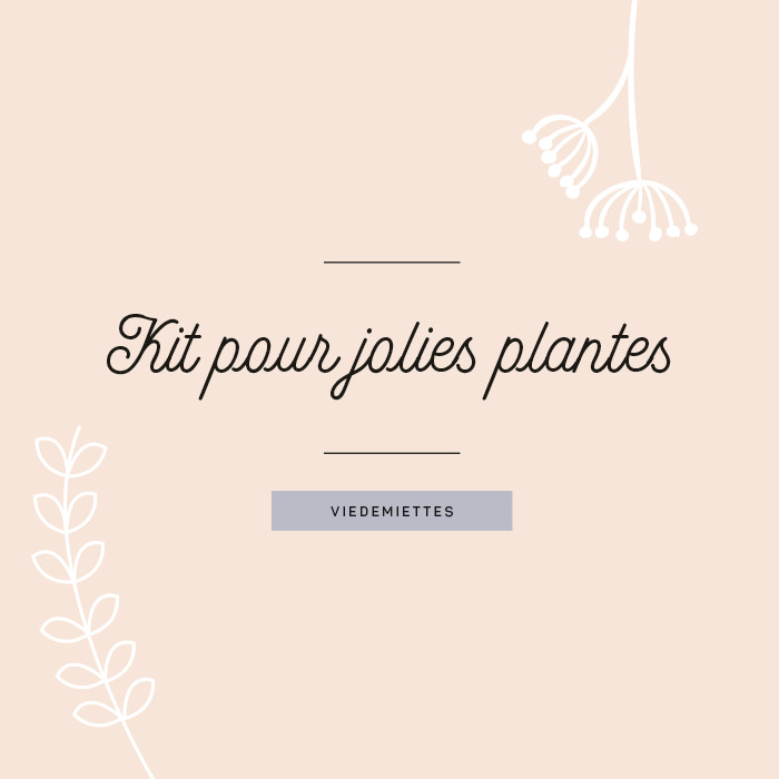Kit pour jolies plantes à imprimer