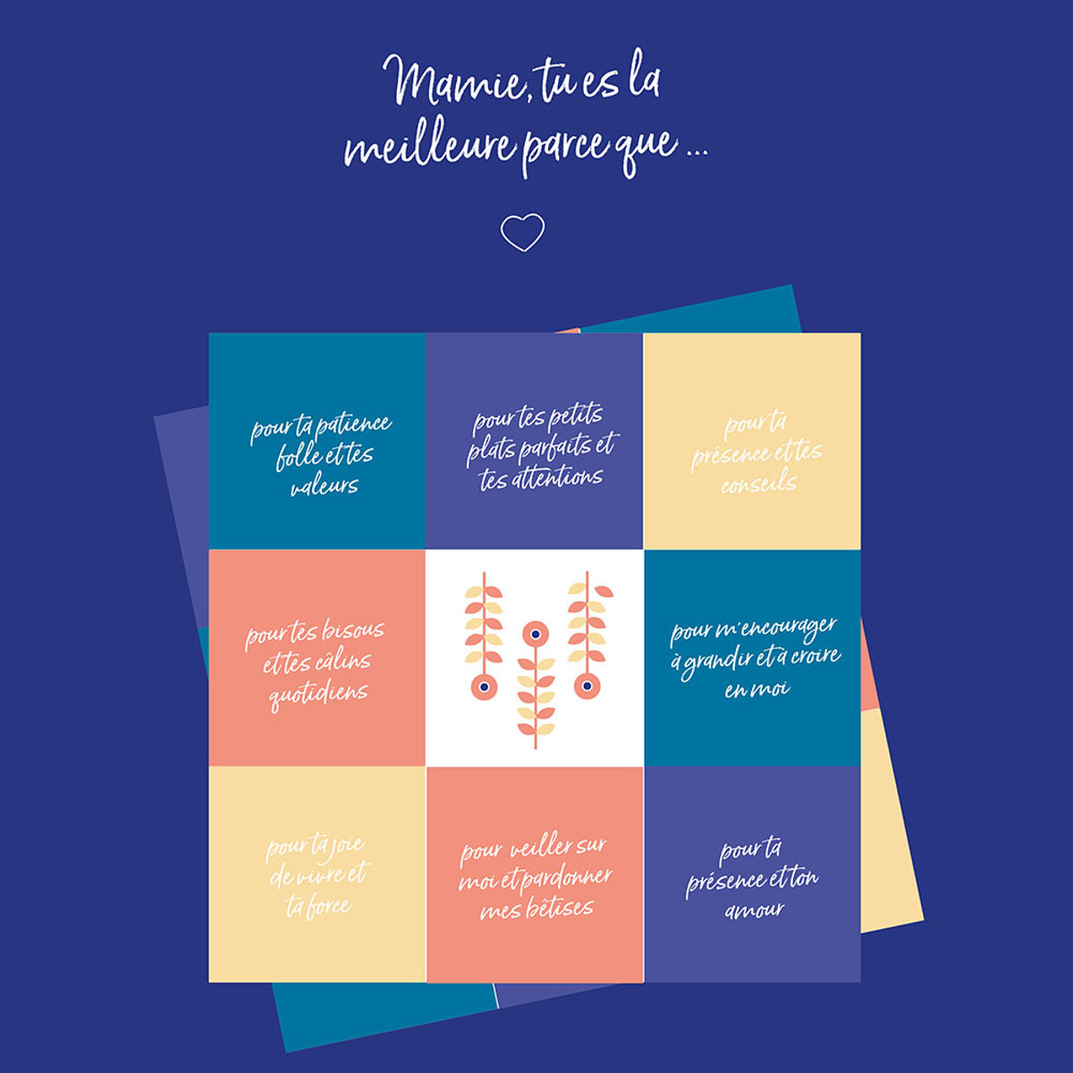 Kit à imprimer pour la fête des grands-mères