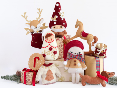 Décorations de Noël à faire soi-même en feutrine 